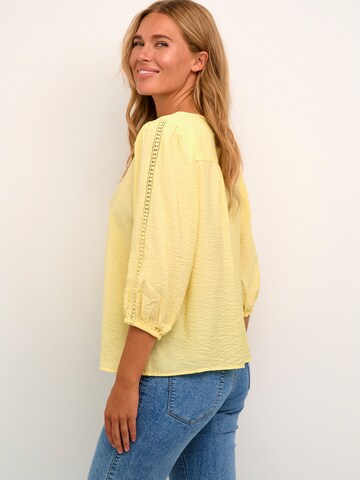 Kaffe Blouse in Geel