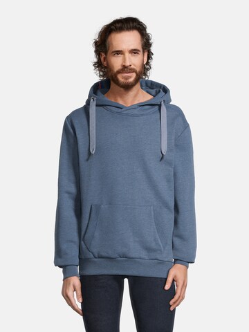 salzhaut Sweatshirt 'Heff' in Blauw: voorkant