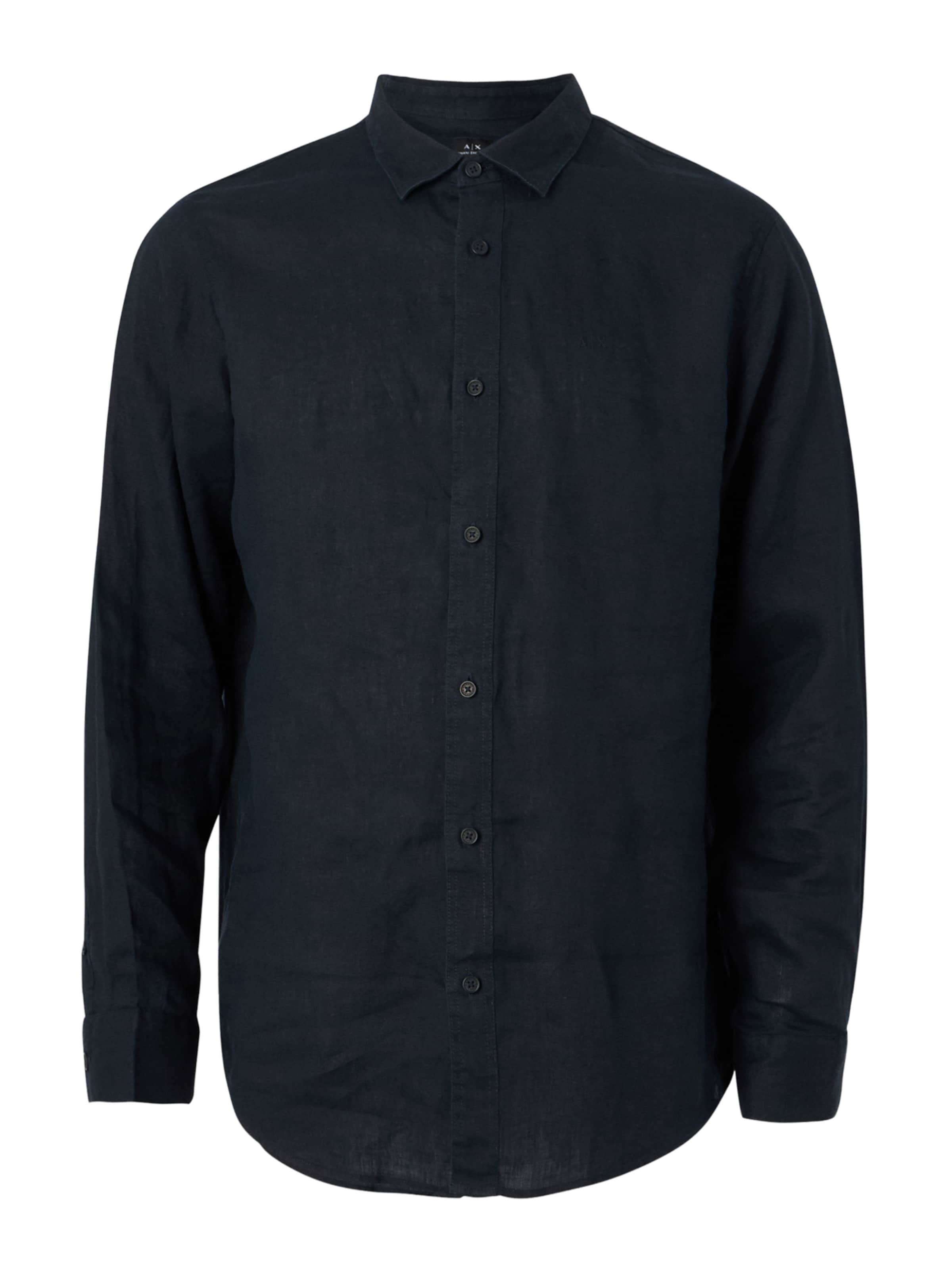 Regular fit Camicia di ARMANI EXCHANGE in blu: frontale