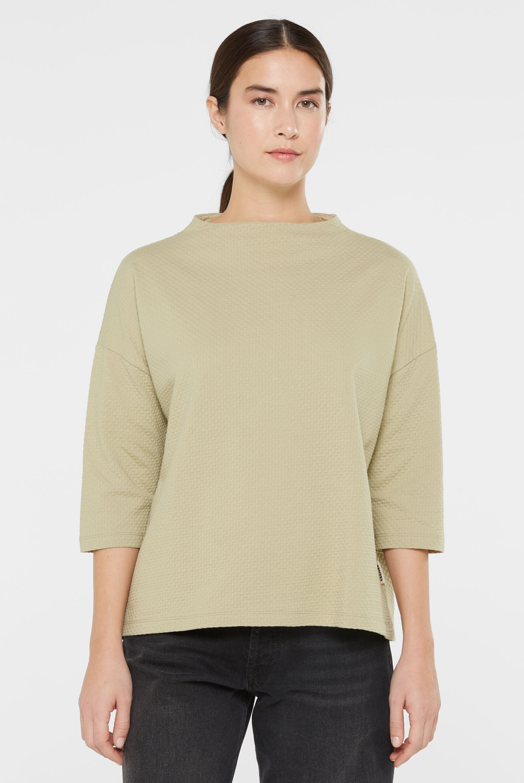 SENSES.THE LABEL Shirt in Green: front