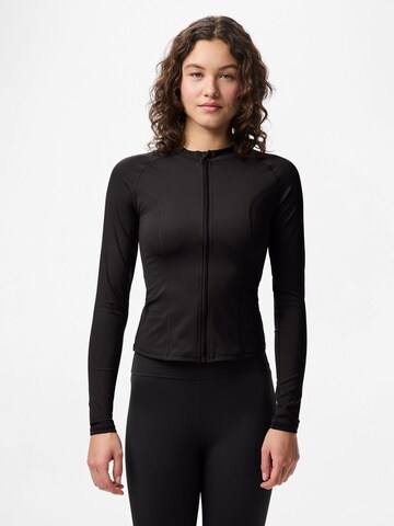 Giacca sportiva di PIECES in nero: frontale