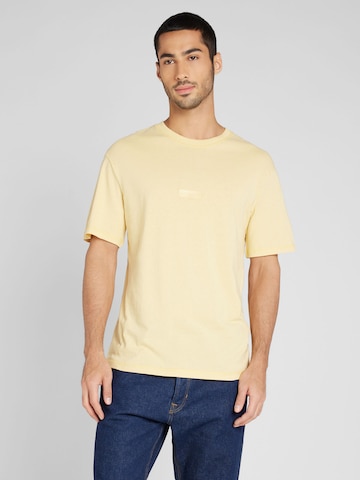 JACK & JONES T-shirt i gul: framsida