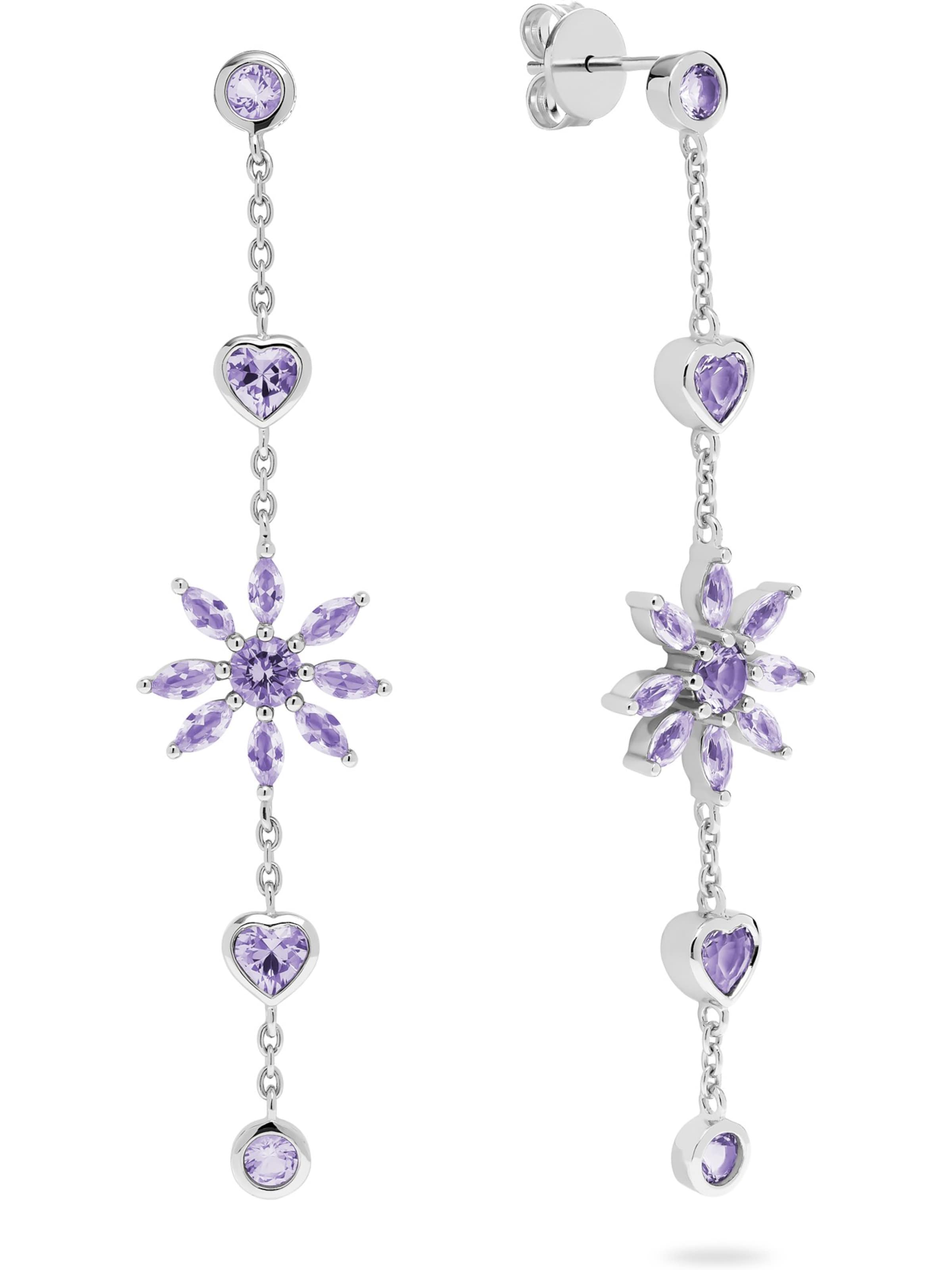 JETTE Ohrringe in Silber: Vorderseite