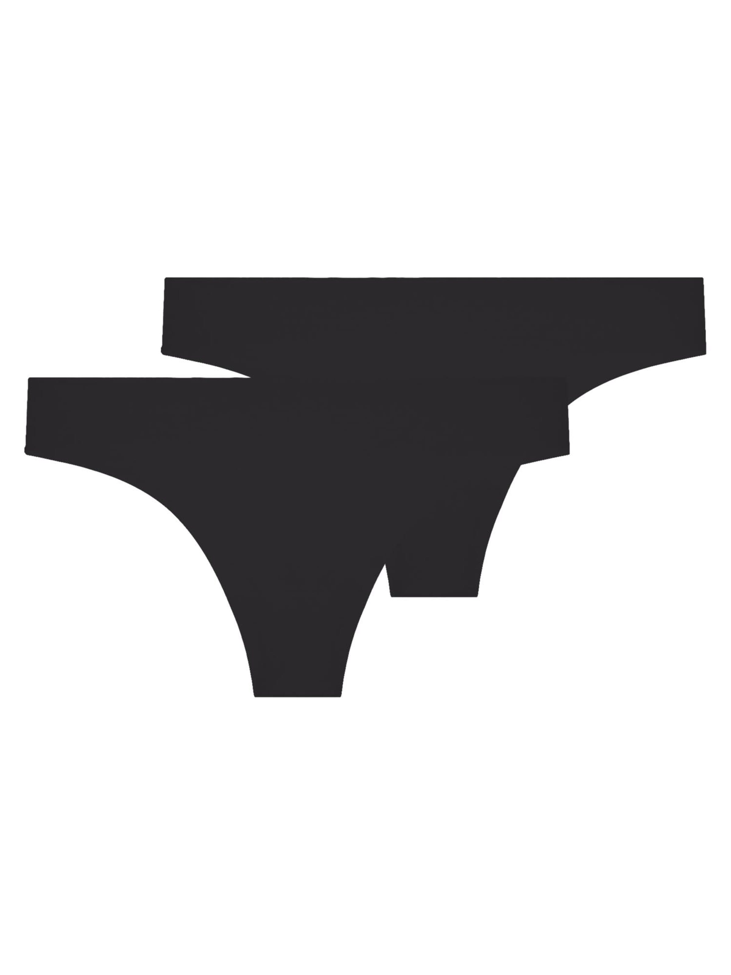 Simone Perele Thong 'Uniq' in Black: front