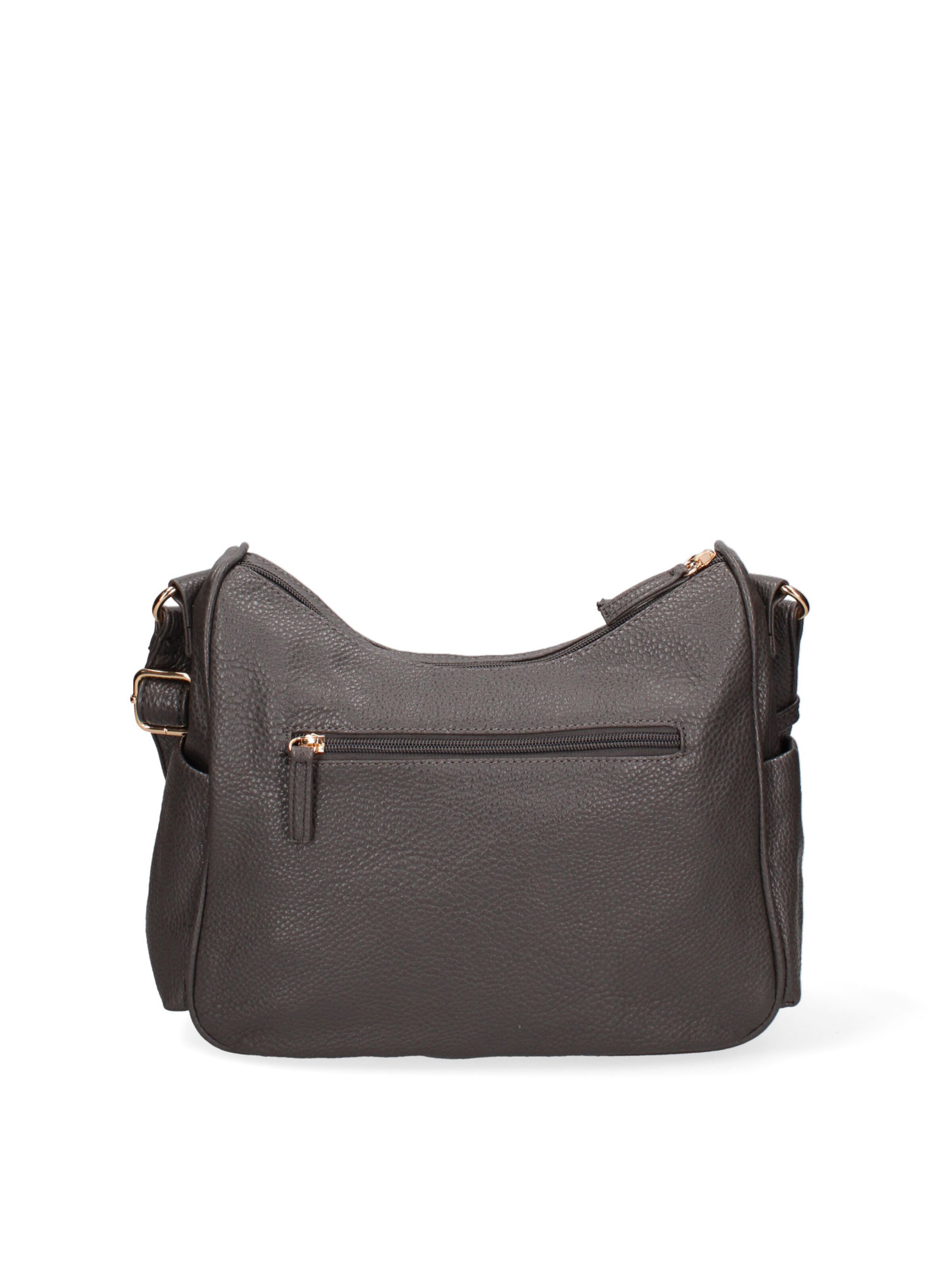 Borsa a tracolla 'Borsa a Tracolla Donna B Cavalli Ecopelle Zip Tasche Multiple 28x24cm' di B. Cavalli in grigio