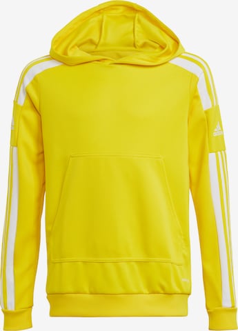 ADIDAS PERFORMANCE - Sweatshirt de desporto 'Squadra 21' em amarelo: frente