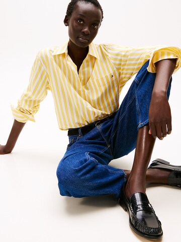 TOMMY HILFIGER Bluse in Gelb