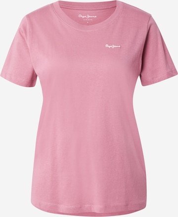 Pepe Jeans T-shirt i rosa: framsida
