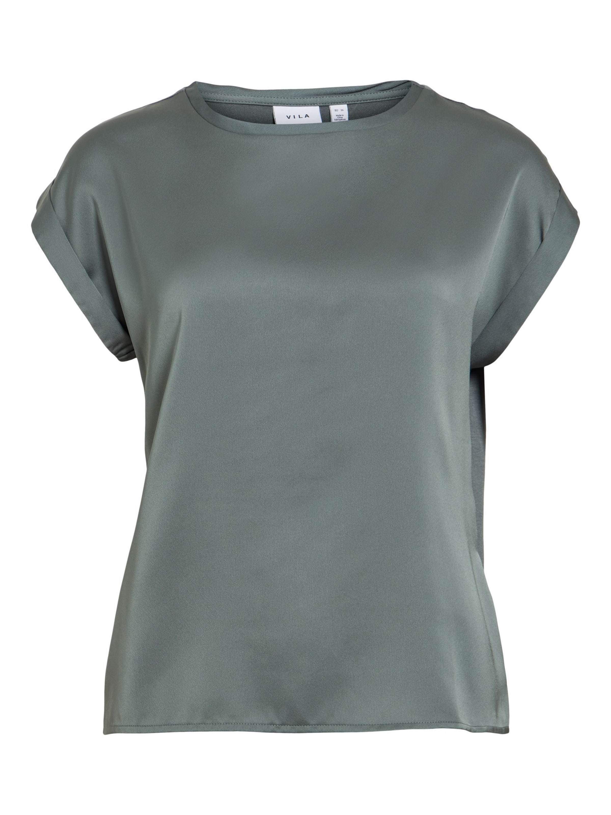 VILA Bluse 'VIEllette' in Grün: Vorderseite