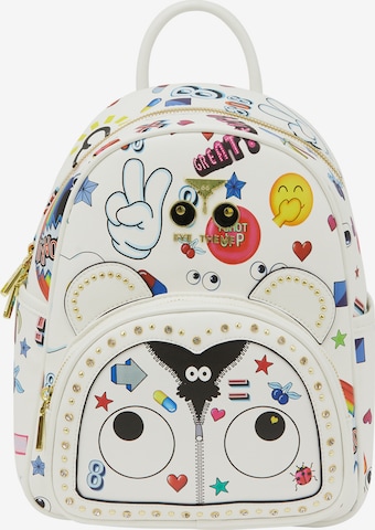MYMO Reppu 'Eyetheme' värissä valkoinen: etupuoli