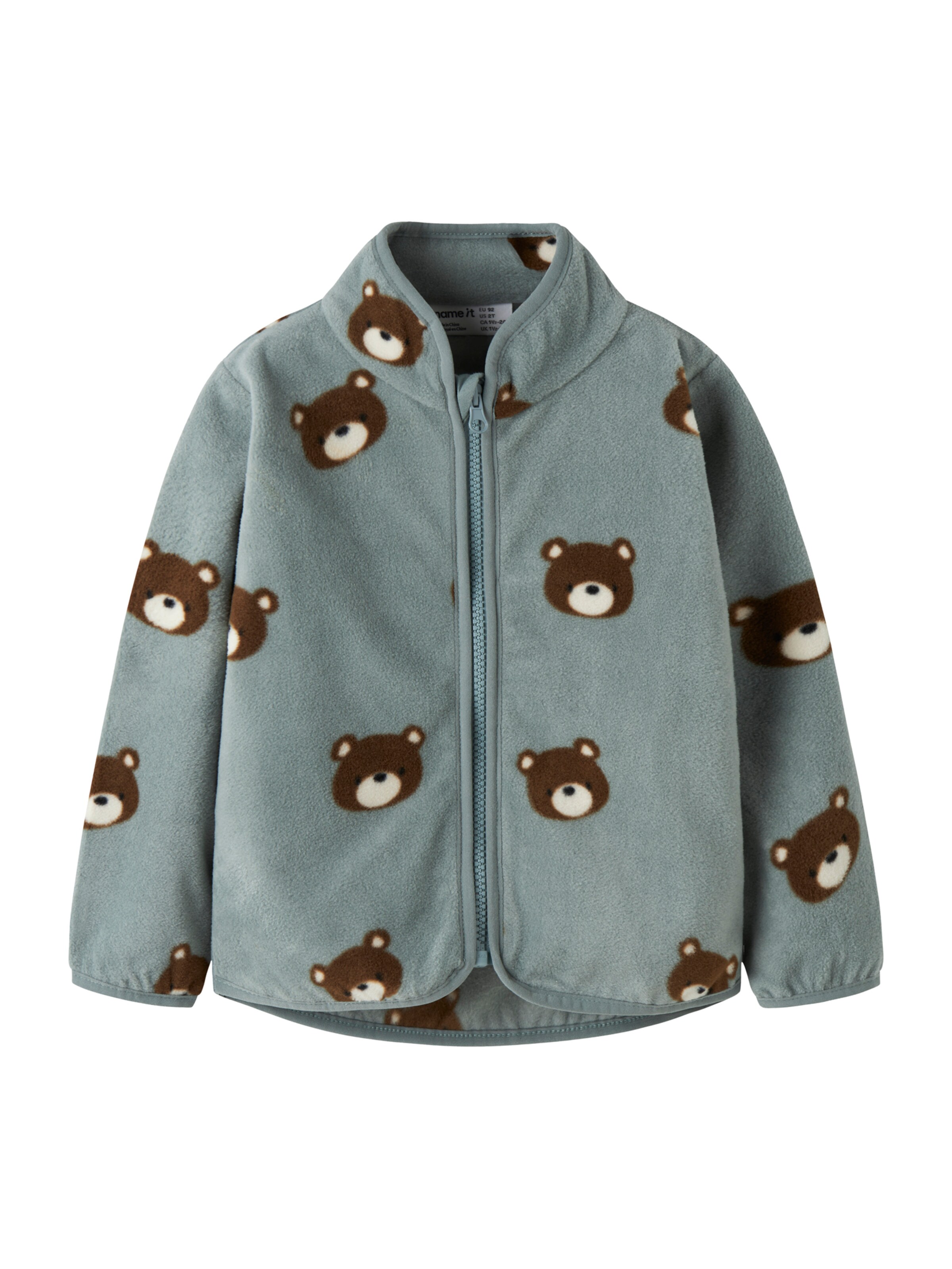 NAME IT - Chaqueta polar 'NMMORLAJS' en verde: frente