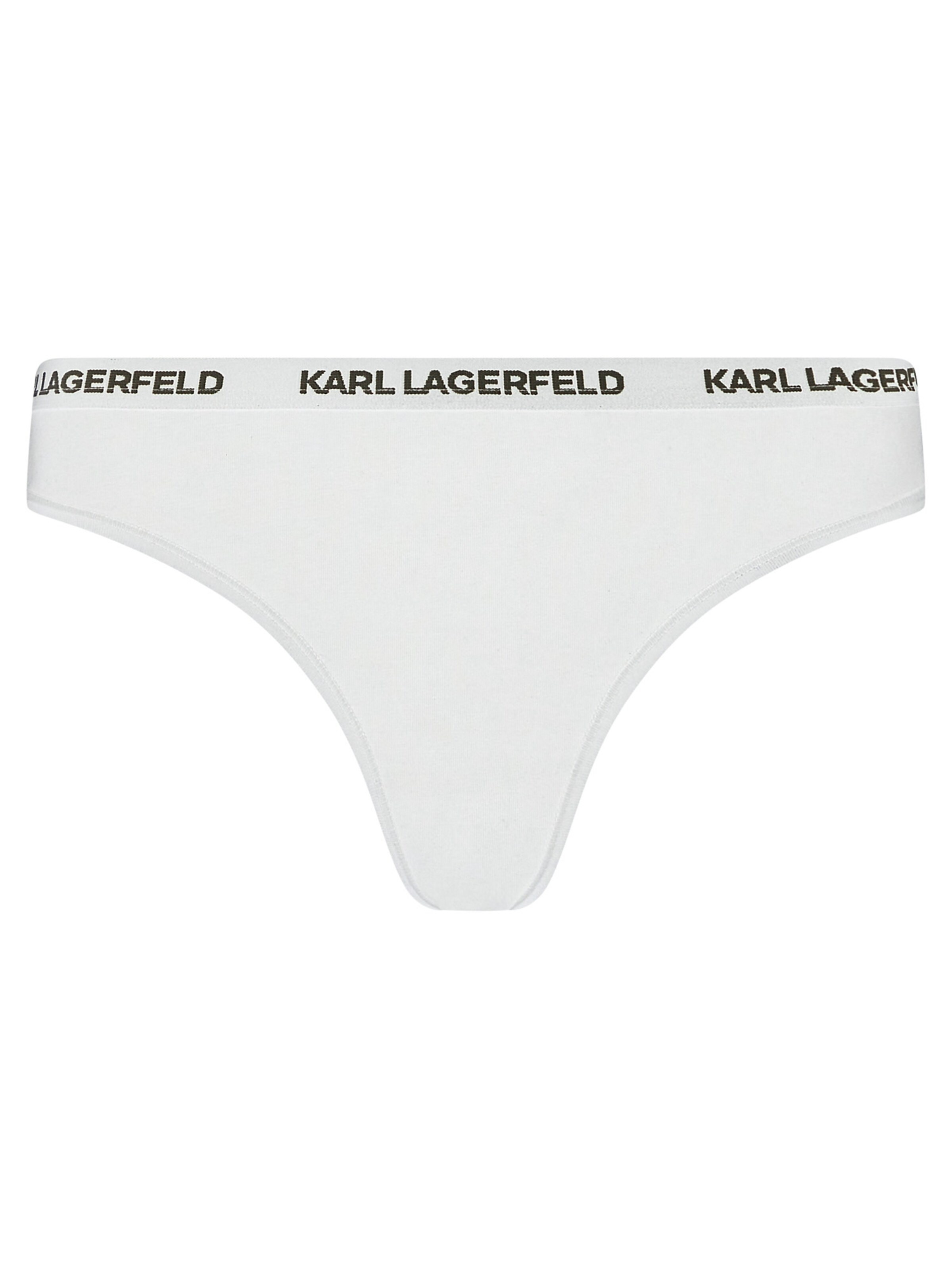 Karl Lagerfeld String i vit: framsida