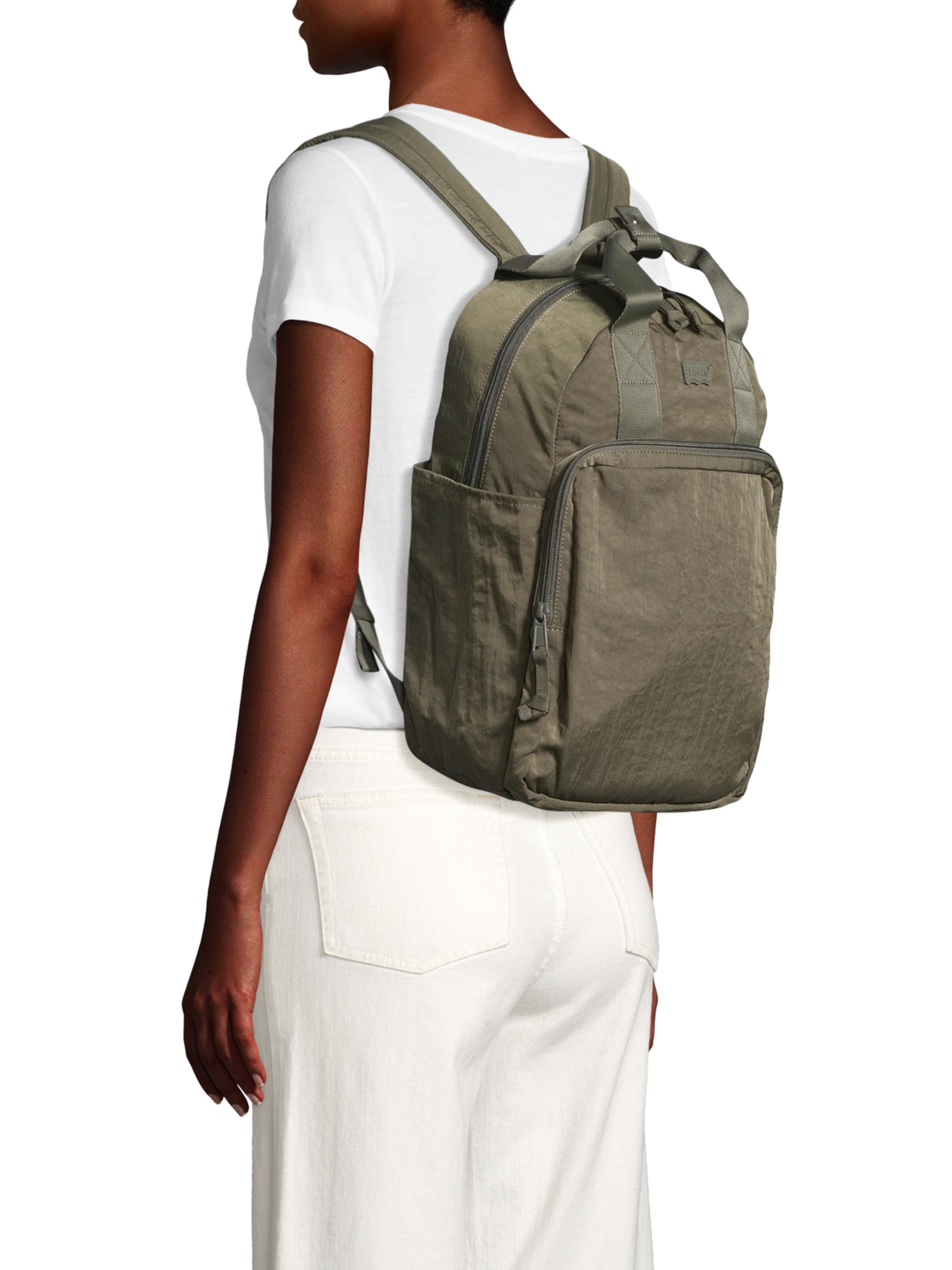 LEVI'S ® Рюкзак 'L-Pack Round Backpack' в Зеленый