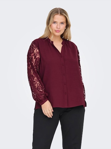 ONLY Carmakoma Blouse 'CARKAMMY' in Red: front