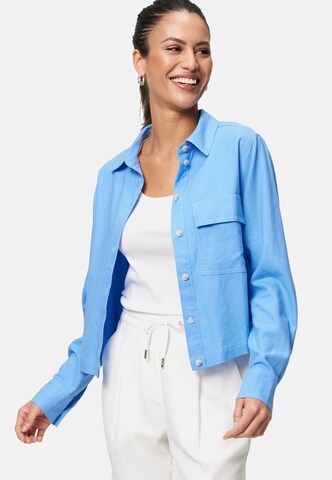zero Blouse in Blue: front
