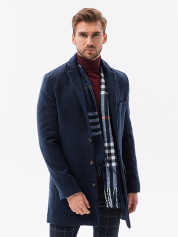 Ombre Between-Seasons Coat 'C432' in Blue