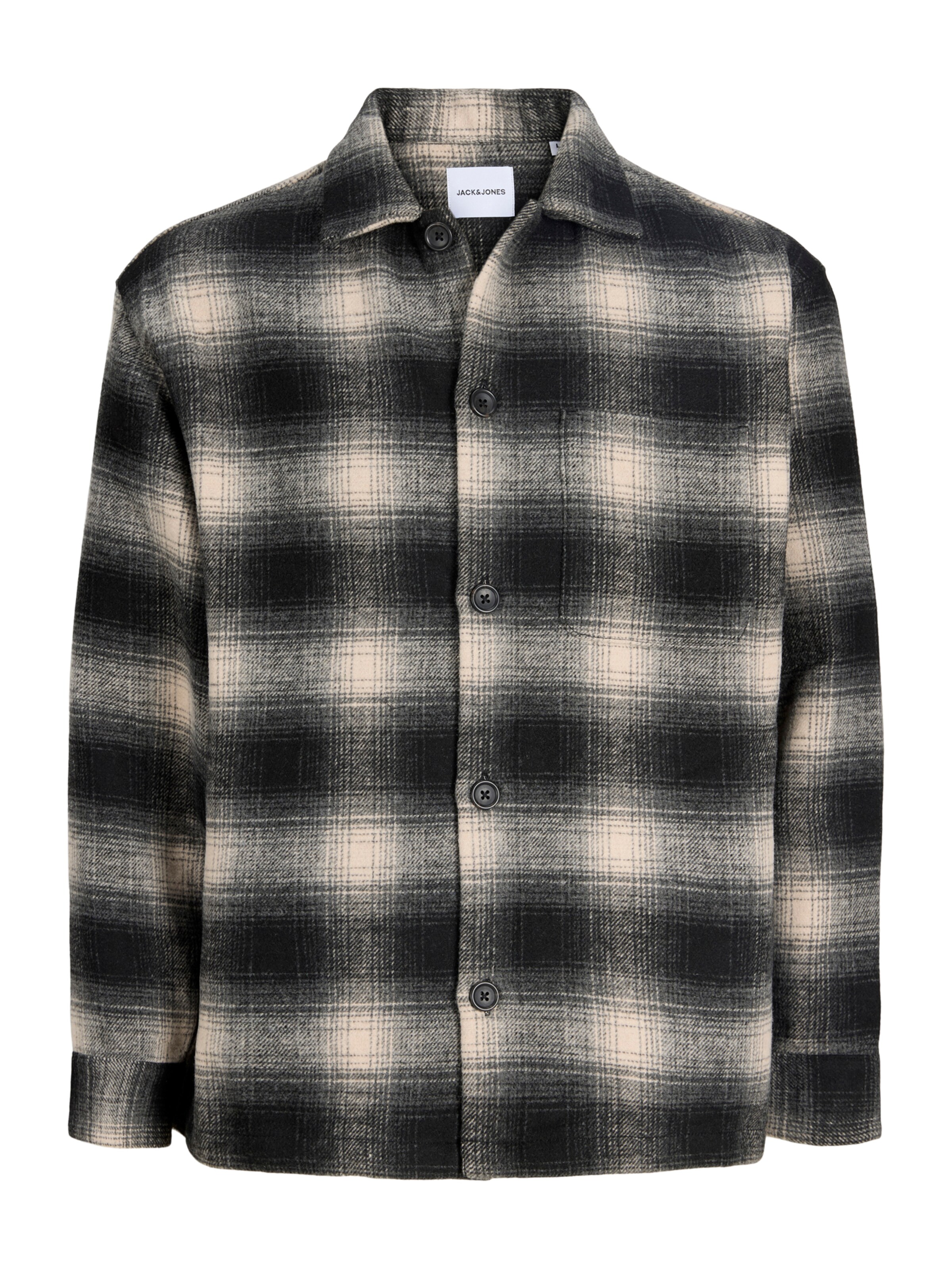 JACK & JONES Srajca 'JJESOHO OLLIE' v velikosti S  | siva / antracit / svetlo siva barva, Prikaz izdelka