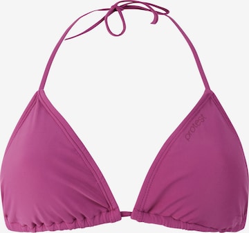 PROTEST Triangel Bikinitop 'MIXAlus' in Pink: Vorderseite