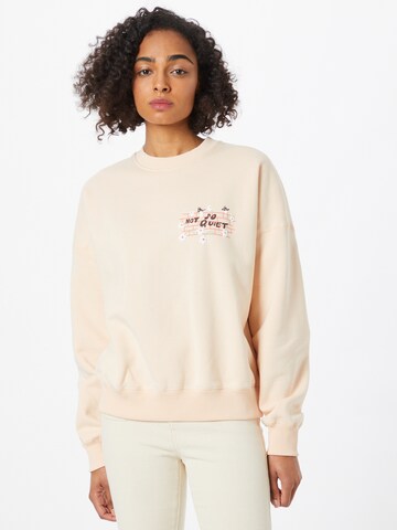 Volcom Sweatshirt in Pink: front