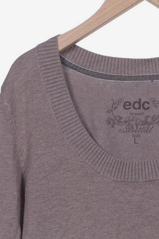 EDC BY ESPRIT Pullover L in Braun