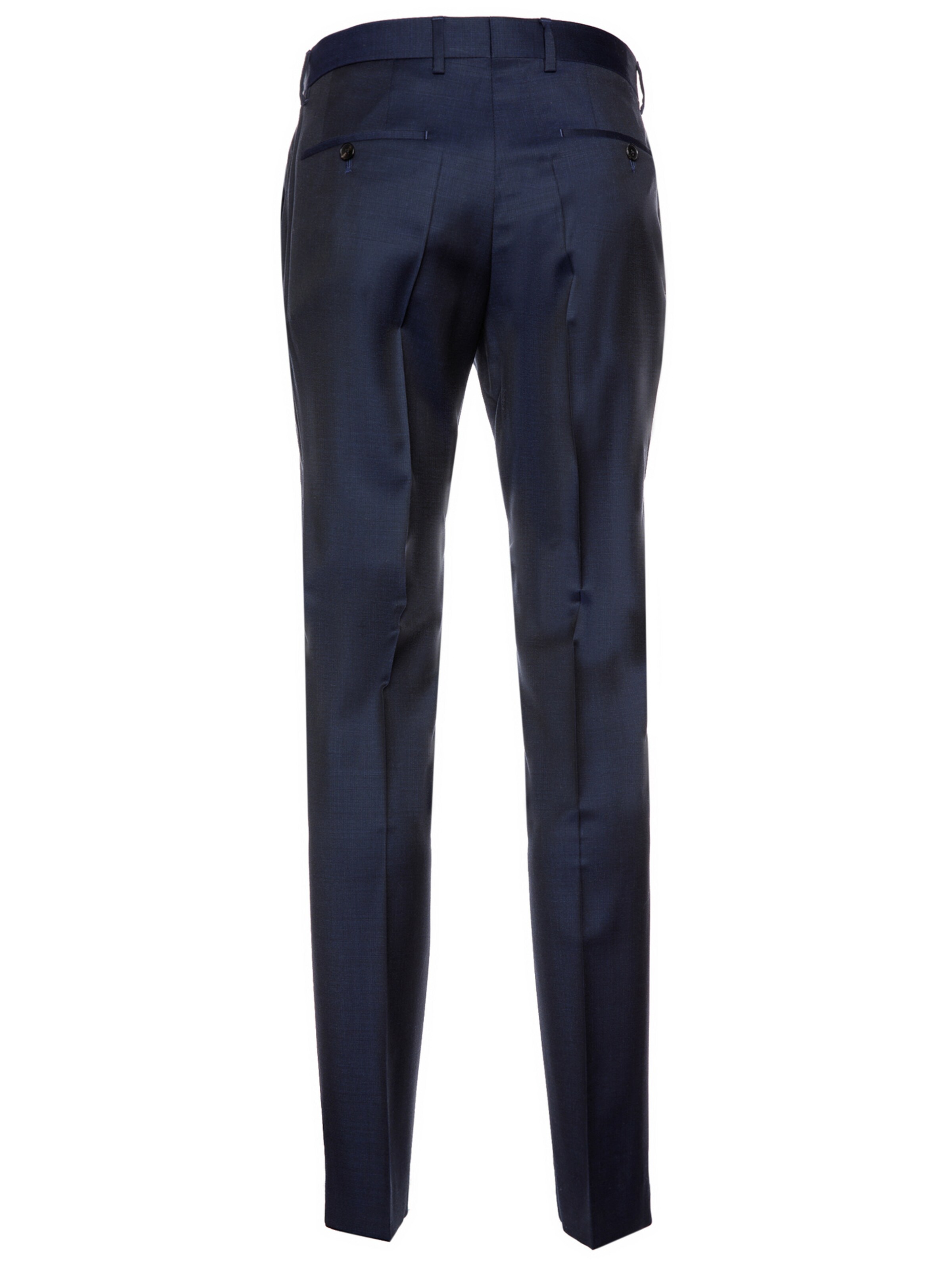 BOSS Slim fit Pleated Pants 'Genius5' in Blue