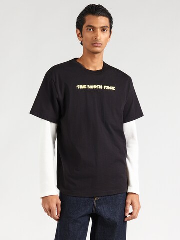 juoda THE NORTH FACE Marškinėliai 'TWIST': priekis