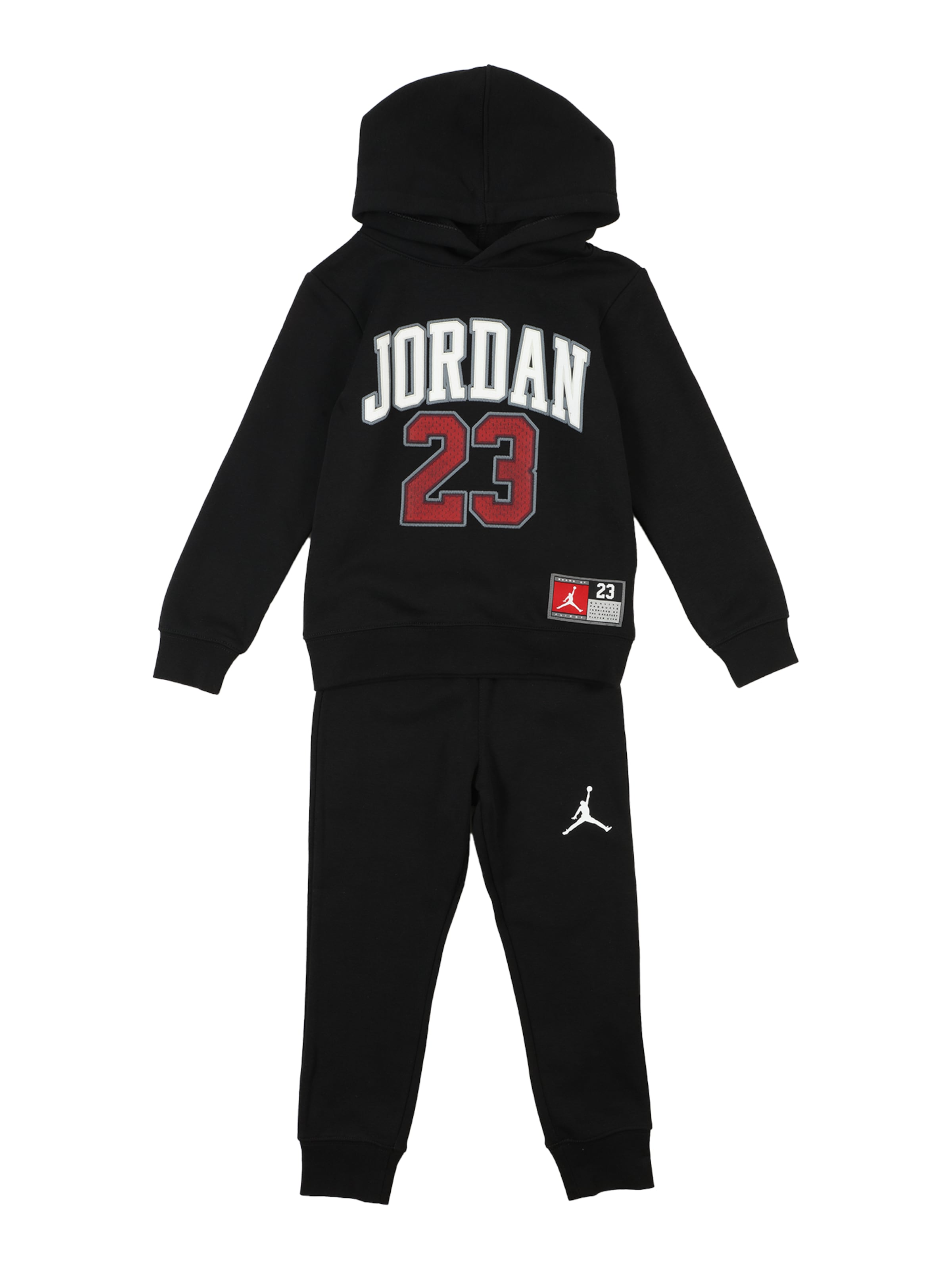 Jordan Joggingová súprava - Čierna: predná strana