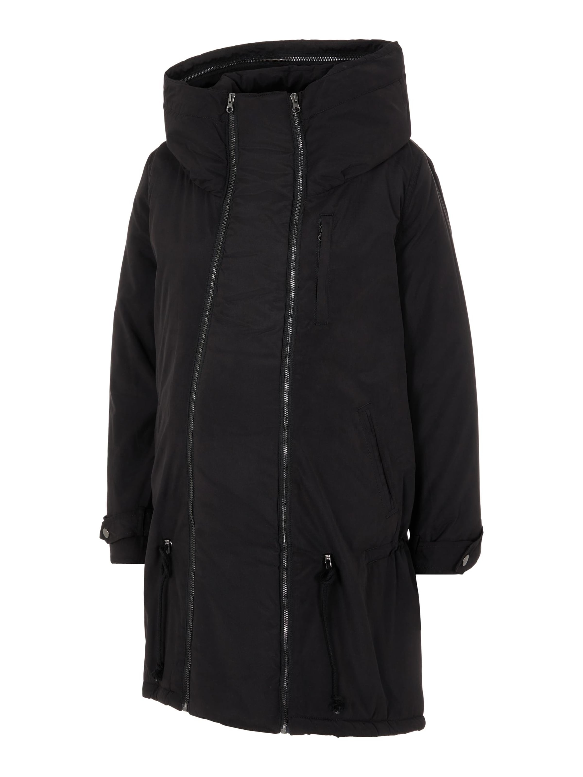 MAMALICIOUS Between seasons parka Tikka in Black ABOUT YOU