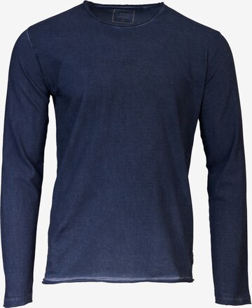 TREVOR'S Langarmshirt in Blau: predná strana