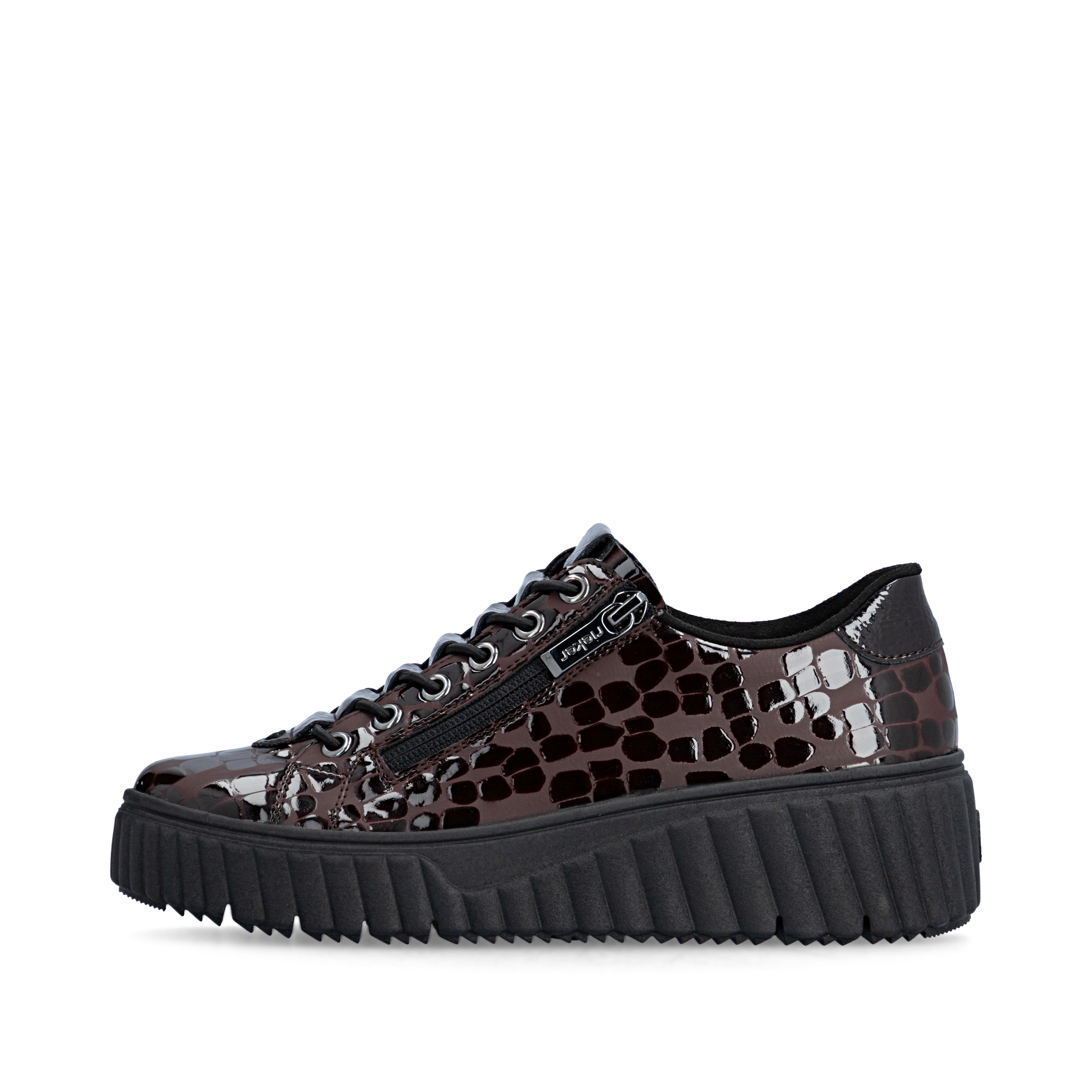 Baskets basses Rieker en marron