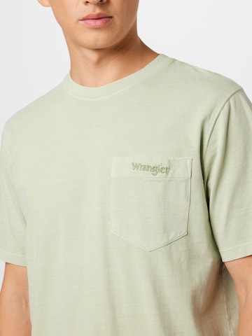 Tricou de la WRANGLER pe verde