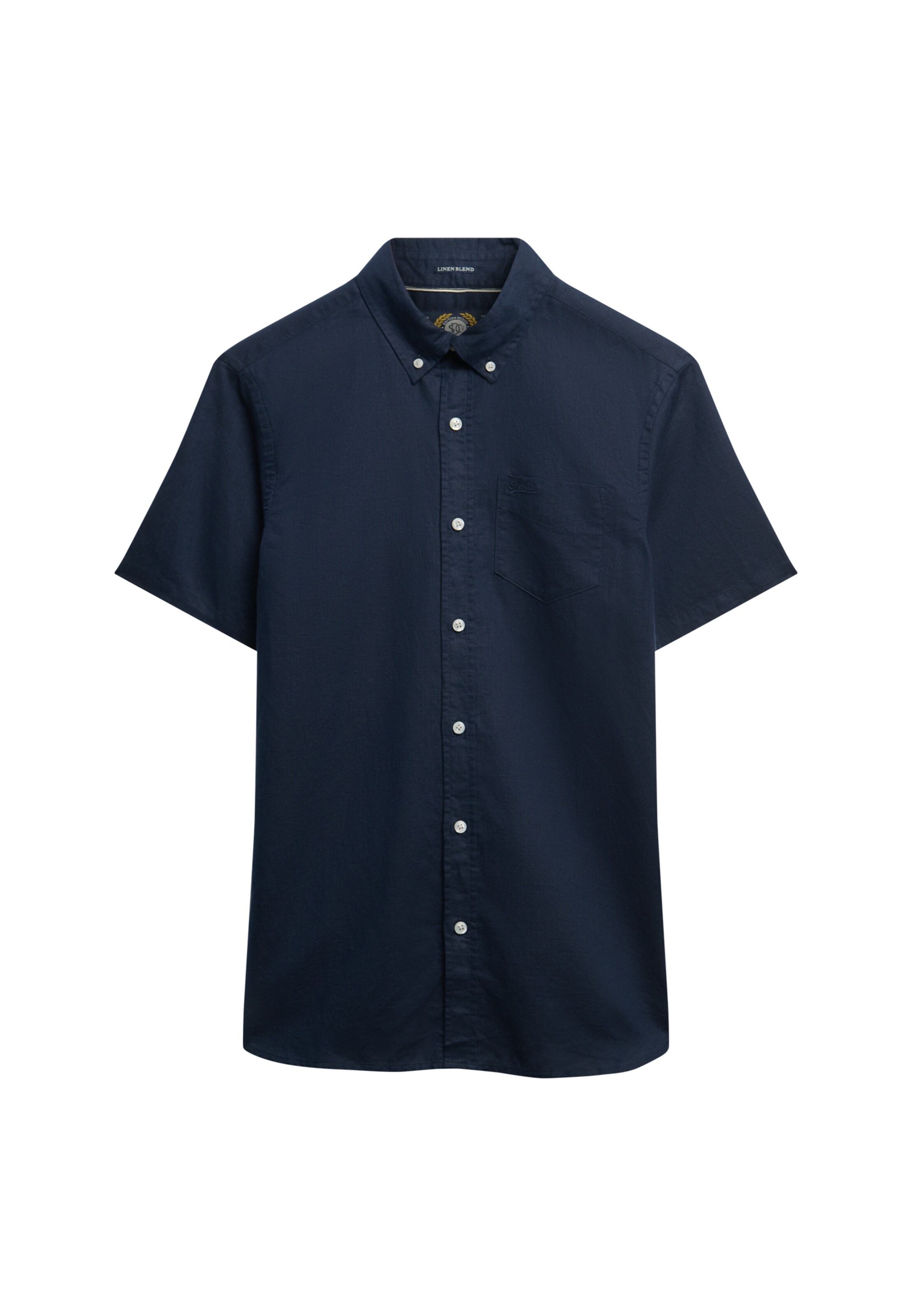 Superdry & Co Overhemd in Blauw: voorkant