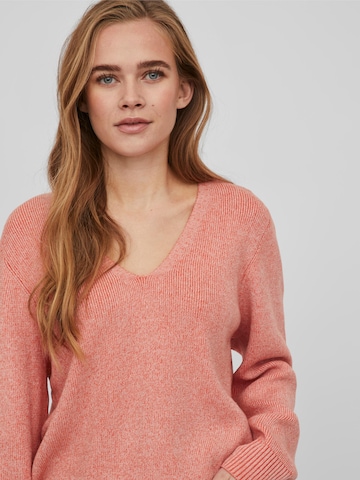 VILA Sweter 'Ril' w kolorze różowy