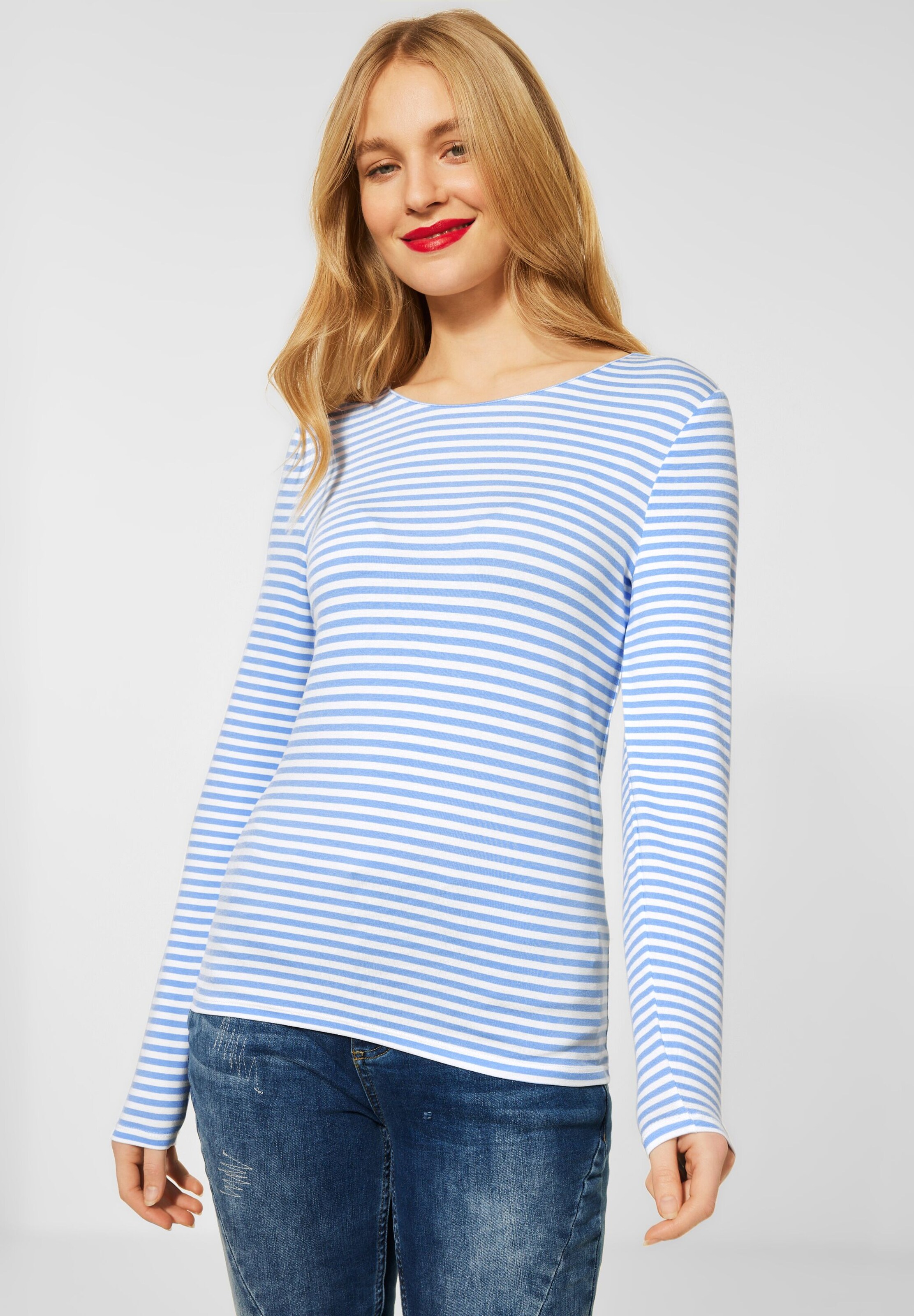 Frauen Shirts & Tops STREET ONE Shirt in Blau - AQ49443 Frauen Shirts & Tops STREET ONE Shirt in Blau - AQ49443