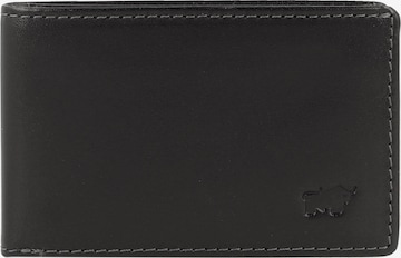 Portamonete 'Arezzo' di Braun Büffel in nero: frontale