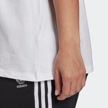 ADIDAS ORIGINALS T-Shirt 'Adicolor Classics 3-Stripes ' in Weiß