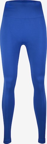 BeShaped Sporthose 'Aan de slag!' in Blau: Vorderseite