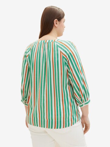 Tom Tailor Women + Blouse in Green