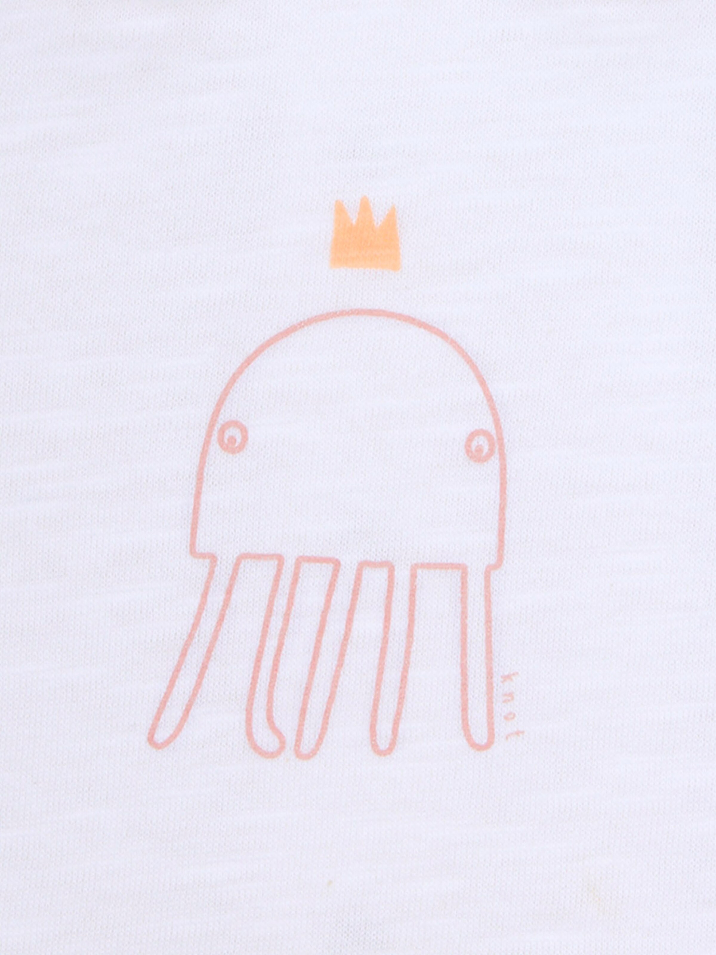 KNOT Футболка 'Queen Octopus' в Белый