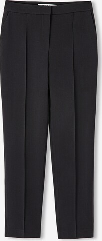 Ipekyol Slim fit Pleated Pants in Black: front