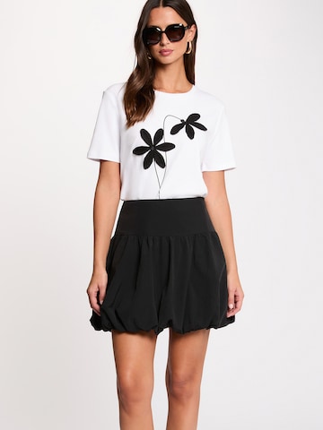 Tricou '261-DAHLIA' de la Morgan pe alb