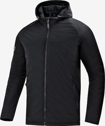 JAKO Athletic Jacket in Black: front