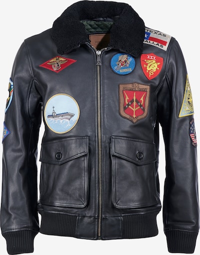 TOP GUN Jacke in dunkelbraun, Produktansicht