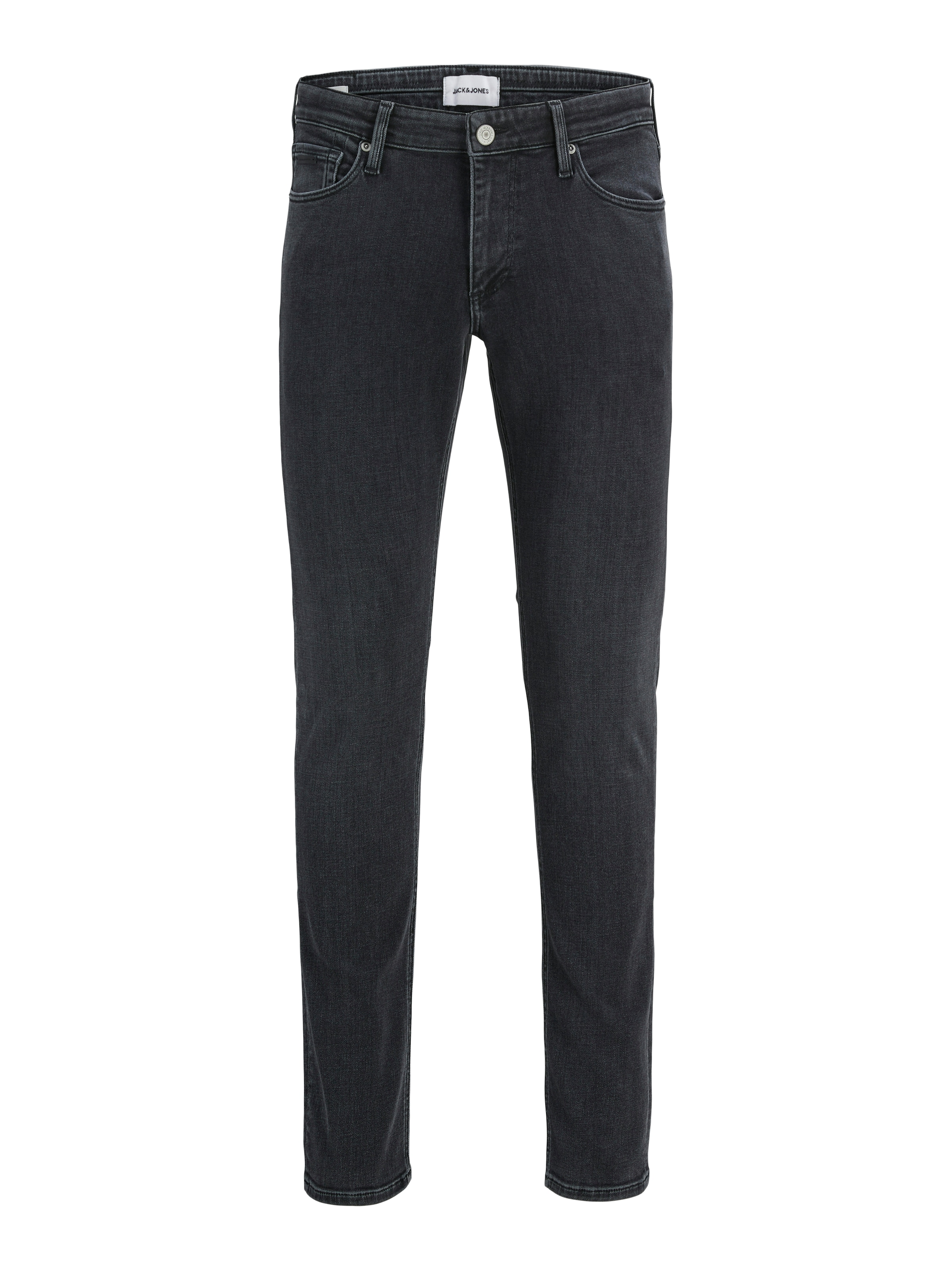 JACK & JONES Дънки 'JJIGlenn JJEvan' в черно: отпред