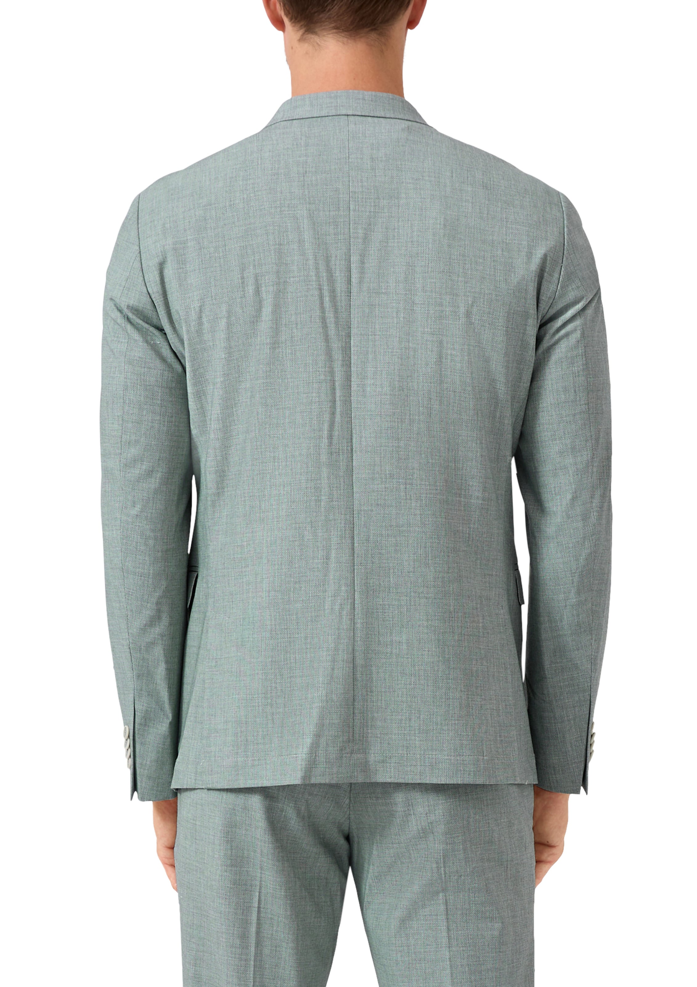 Coupe slim Veste de costume ' S.OPURE ' s.Oliver en vert