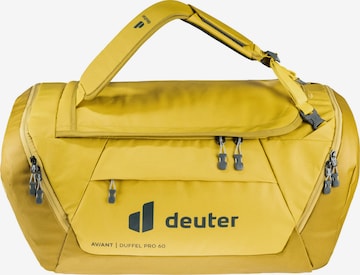 DEUTER Travel Bag 'Aviant' in Yellow: front