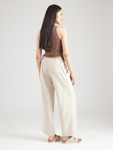 HOLLISTER Wide leg Broek 'LIVVY' in Beige