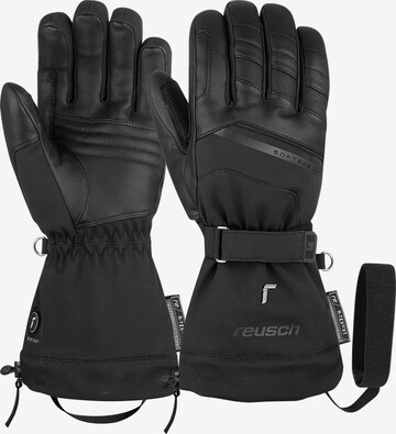 REUSCH Athletic Gloves 'Instant Heat R-TEX® XT' in Black: front