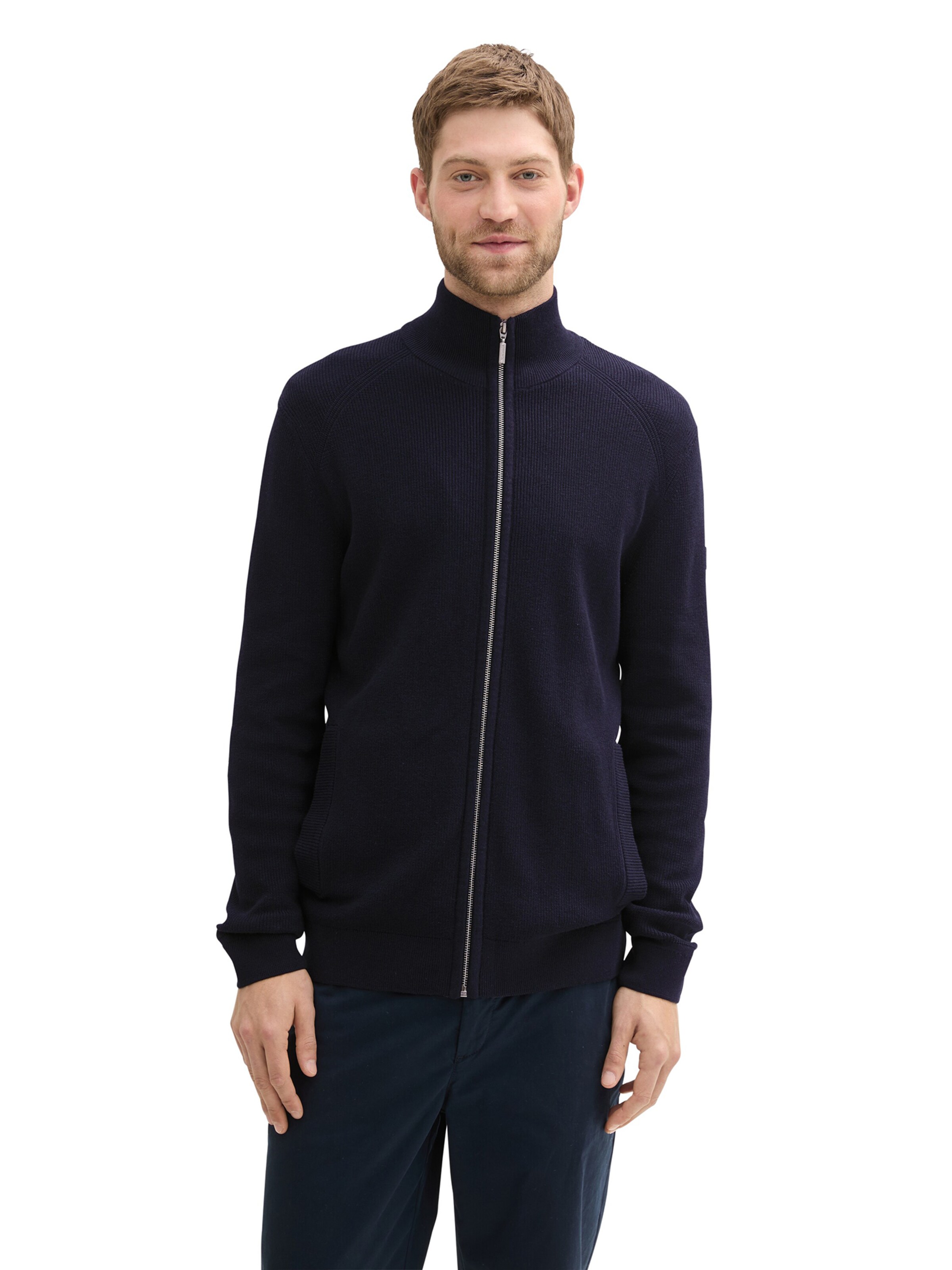 TOM TAILOR Strickjacke in Blau: Vorderseite