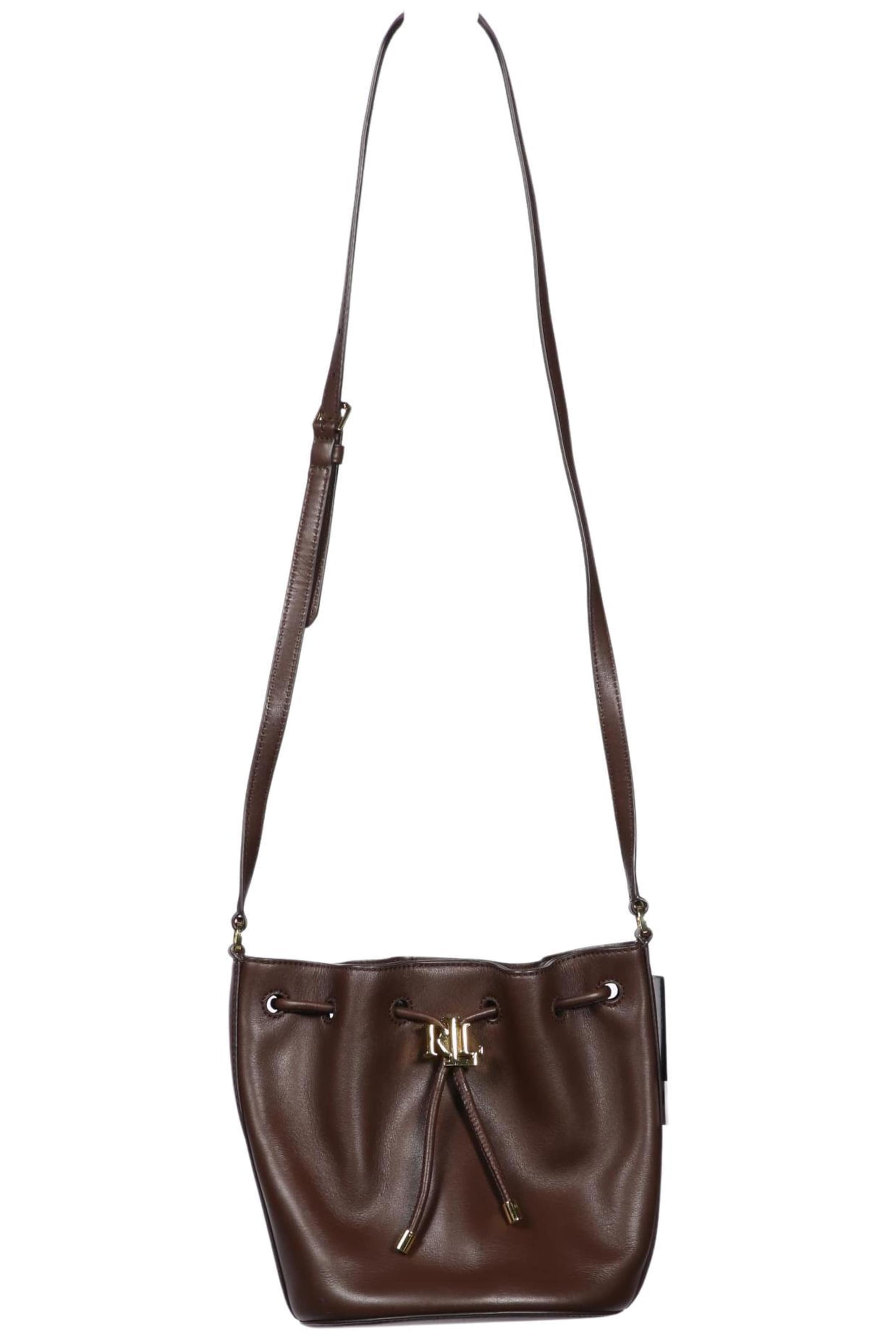 Lauren Ralph Lauren Handtasche klein Leder One Size in Braun: Vorderseite